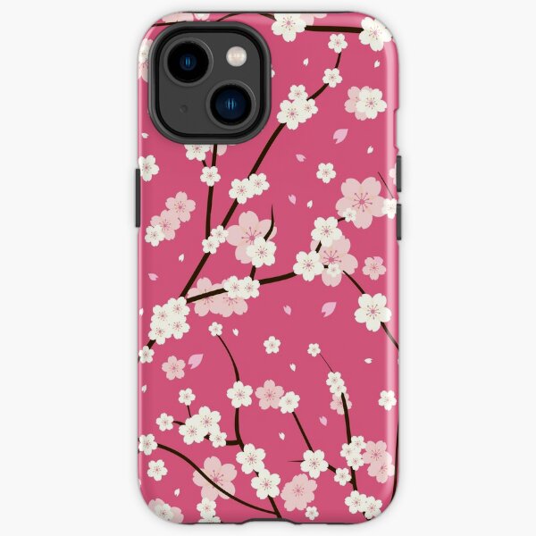 Cherry Blossom Pattern iPhone Tough Case