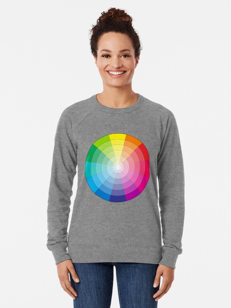 Sweatshirt léger ''Cercle chromatique universel' : autre vue