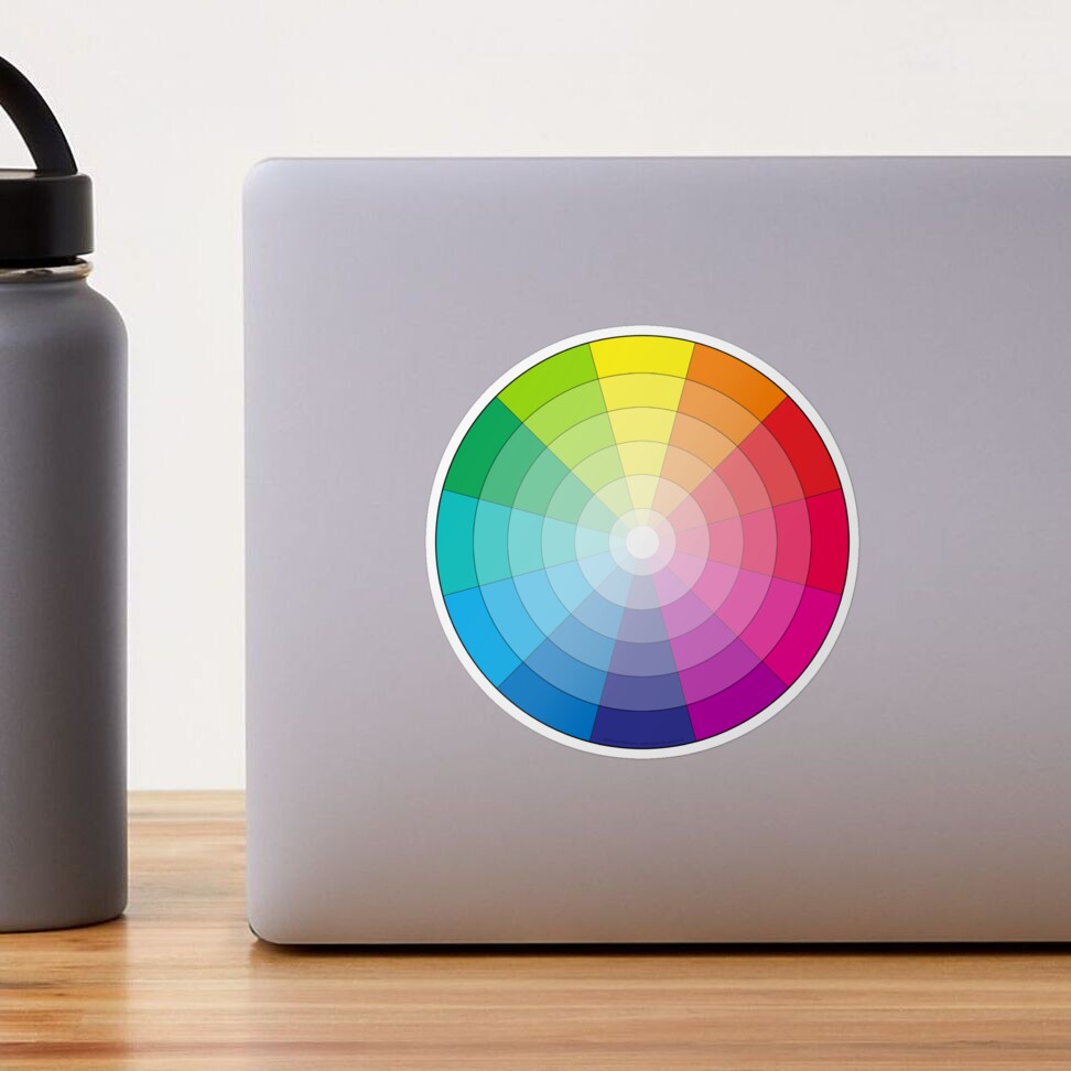 Sticker « Cercle chromatique universel»