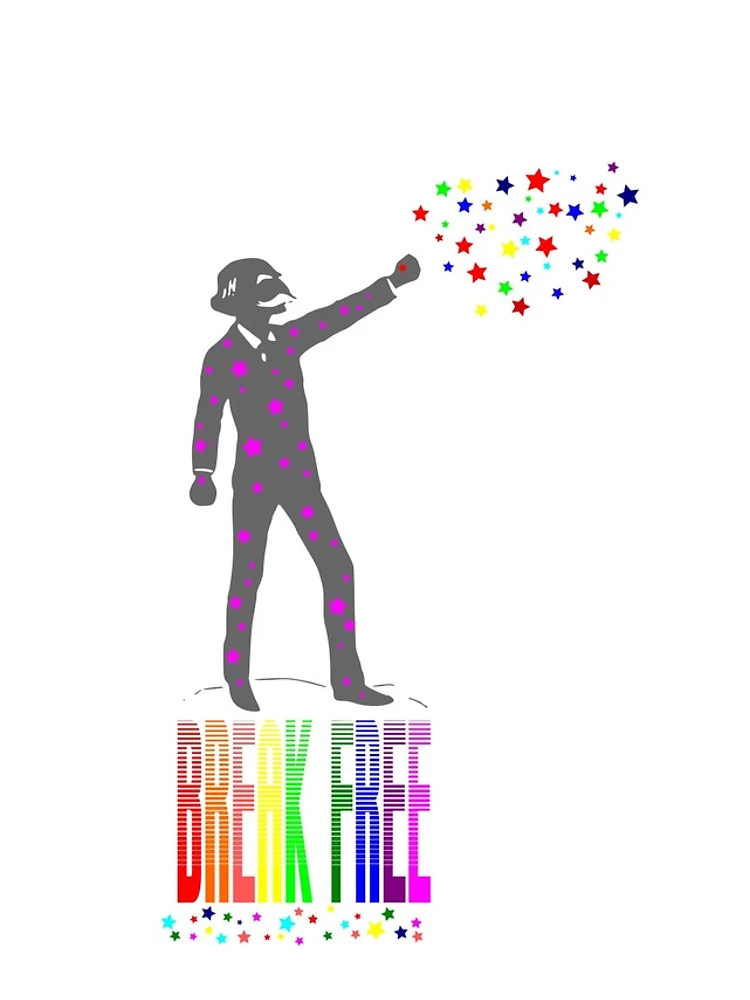 Thumbnail 4 of 4, iPhone Case, Rainbow Riot designed and sold by ConquerCommons.