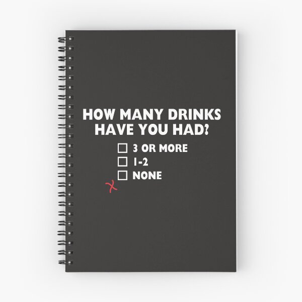 Item preview, How Many Drinks Have You Had Survey Questionnaire T Shirt designed and sold by shoutoutshirtco.