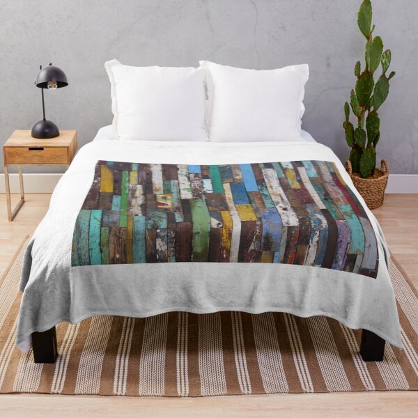 Item preview, Patchwork of Colorful Boards designed and sold by FabPosters4Less.
