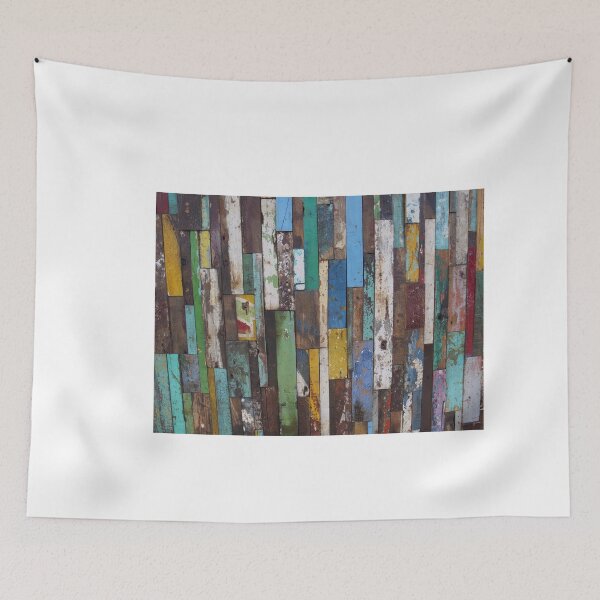 Item preview, Patchwork of Colorful Boards designed and sold by FabPosters4Less.