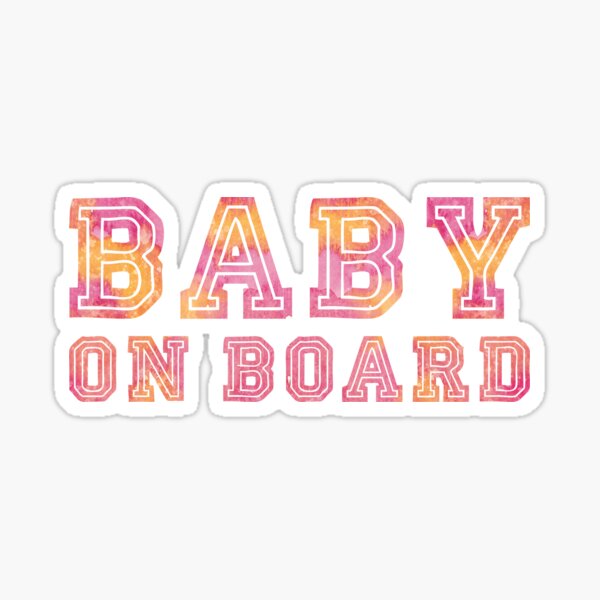 Baby On Board Stickers | Redbubble