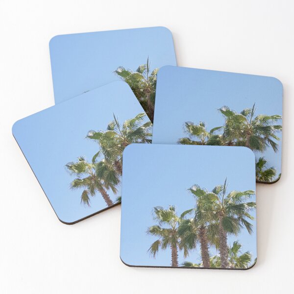 Item preview, Colours of Crete 2 - Palm trees and blue sky designed and sold by ellenhenry.