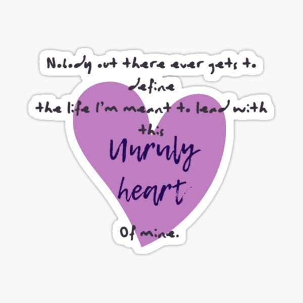 Unruly Heart Sticker