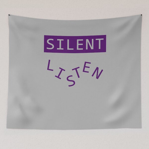 Item preview, Silent Listen Antigram Anagram Wordplay design designed and sold by GetItGiftIt.