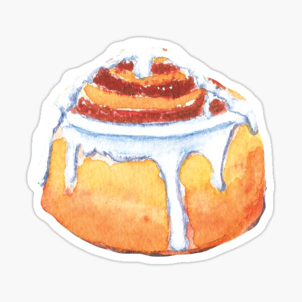 Rick Roll Cinnamon Roll Sticker – FishbiscuitDesigns