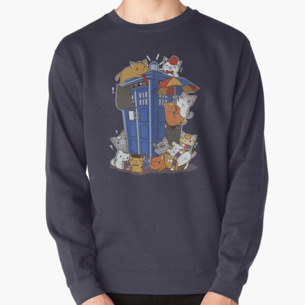 Kitten Who Pullover Sweatshirt