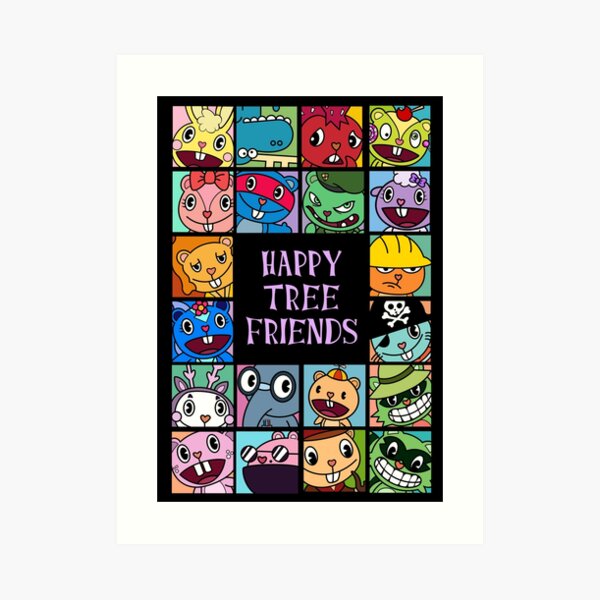 HAPPY TREE FRIENDS イラスト集 A4サイズ HAPPY TREE FRIENDS イラスト