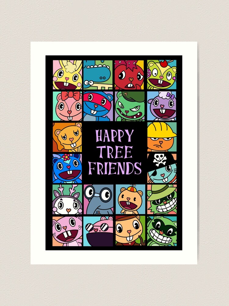 HAPPY TREE FRIENDS illustration collection A4 size | eBay