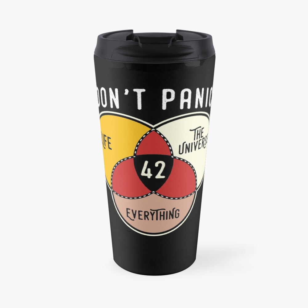 42 The Answer to Life, The Universe, and Everything Travel Mug