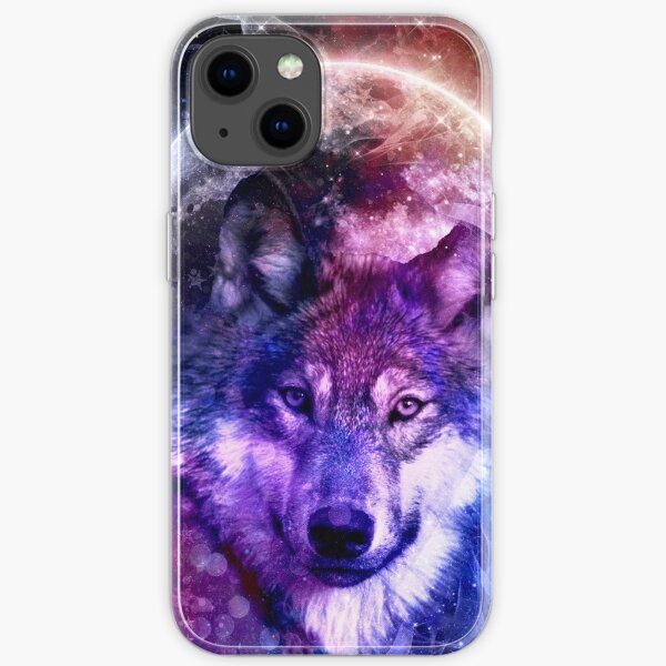 Wolf galaxy iPhone Soft Case