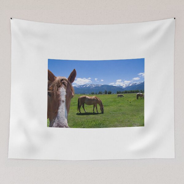 Item preview, Horses in a Pasture designed and sold by FabPosters4Less.
