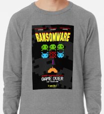 Ransomeware Space Invaders Lightweight Sweatshirt