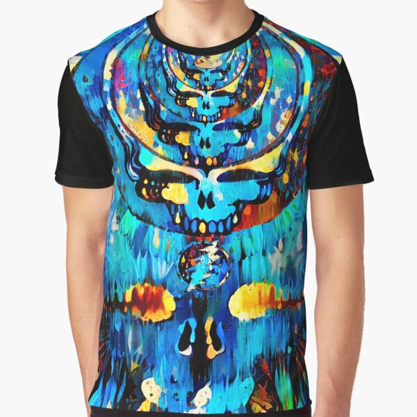 Dripping Indigo Graphic T-Shirt