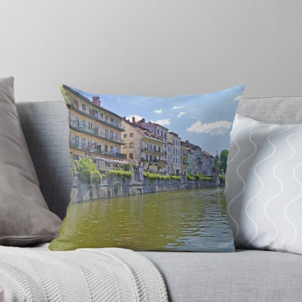 Item preview, Homes along the Ljubanica River, Ljubljana, Slovenia designed and sold by Margaret  Hyde.