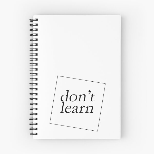 Item preview, DON'T LEARN designed and sold by 3515LM.
