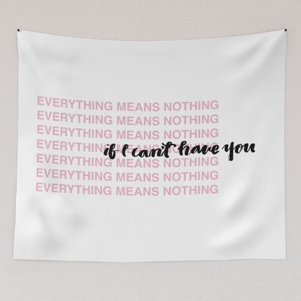 Item preview, Everything means nothing if I can't have you transparent background designed and sold by iyaakarim.