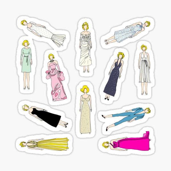 Blonde Diamonds Fashion Sticker