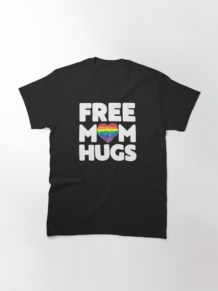 Disover Free Mom Hugs, Free Mom Hugs Rainbow Gay Pride T-Shirt
