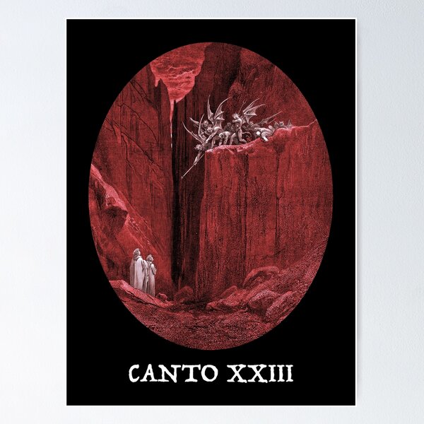 Artikel-Vorschau von Dantes Inferno Canto 23 (Malebranche), designt und verkauft von Persona-.