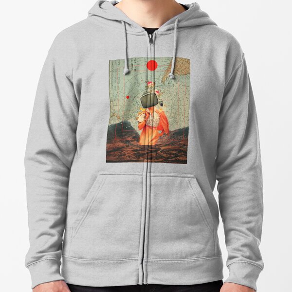 Antarctic Broadcast Zipped Hoodie