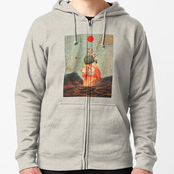 Antarctic Broadcast Zipped Hoodie