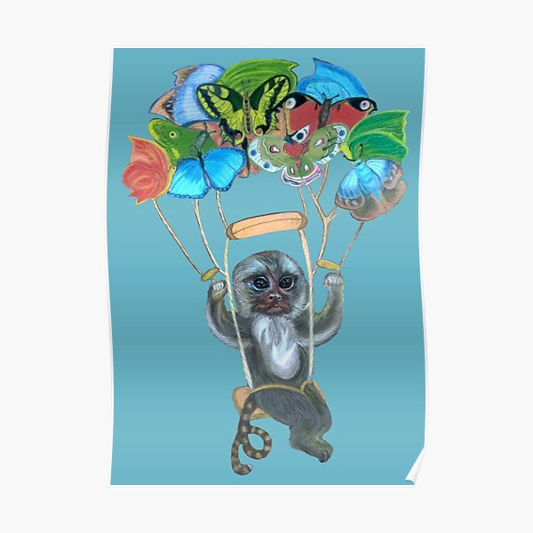 Pygmy marmoset - Skydiver Poster