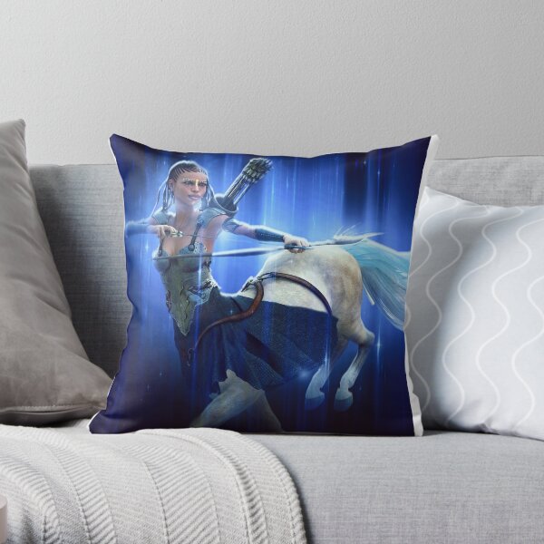 Sagittarius (Female) Throw Pillow