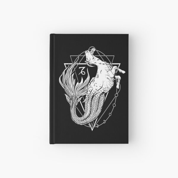 Mermaid goat / Capricorn Hardcover Journal