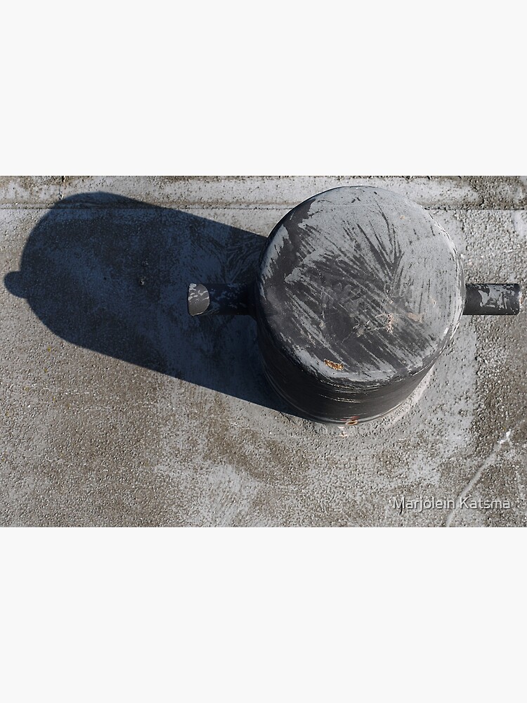 Bollard on the pier by marjoleink
