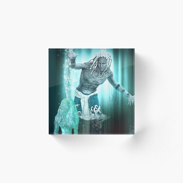 Aquarius (Male) Acrylic Block
