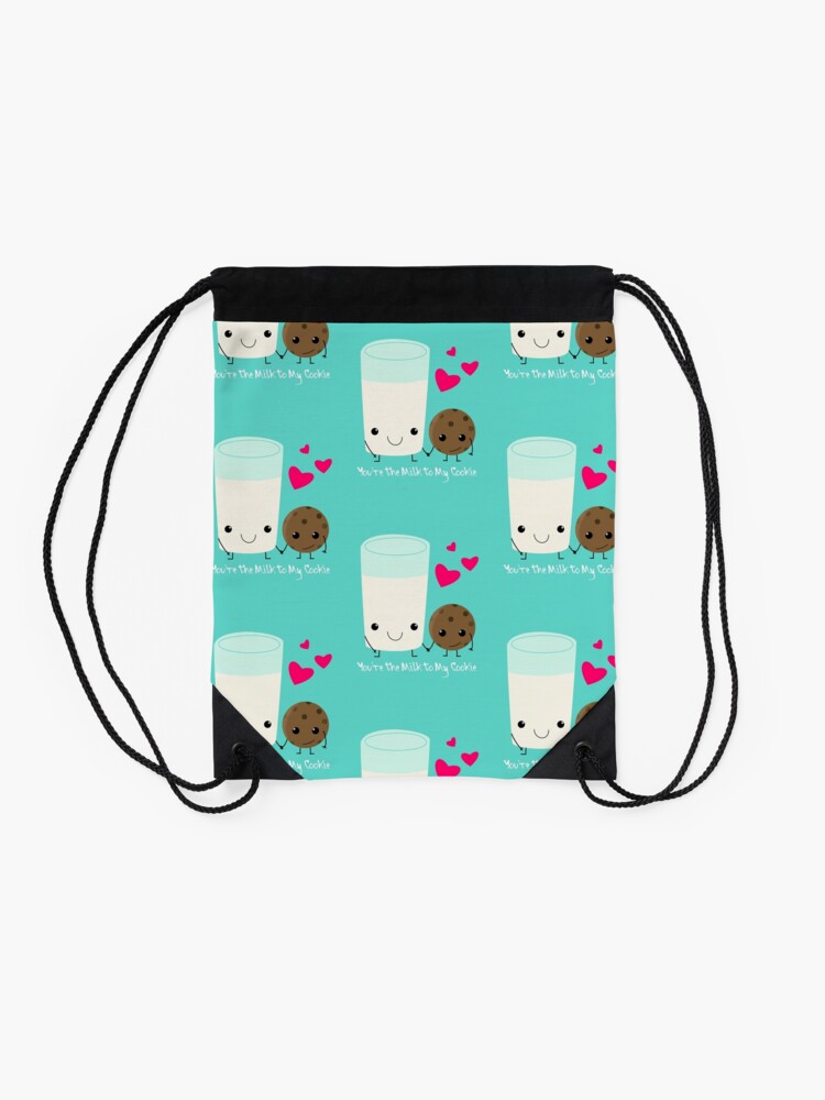 "You're the Milk to My Cookie" Drawstring Bag by ZantheClothing Redbubble