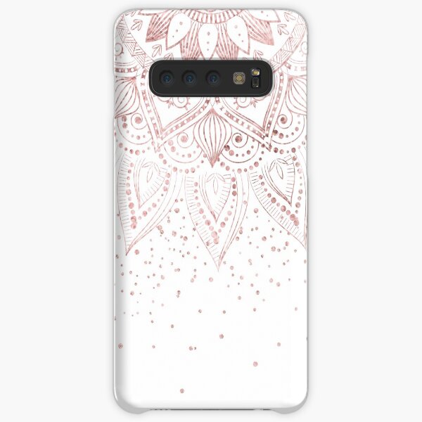 Elegant rose gold mandala confetti design Samsung Galaxy Snap Case