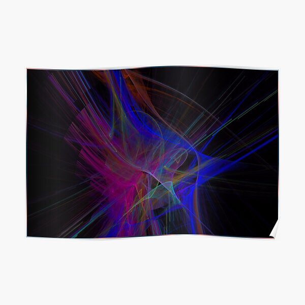 "Big Neon Glitter" Poster by ArachnidImagery Redbubble