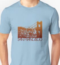 San Francisco Skyline T-shirt Design Unisex T-Shirt