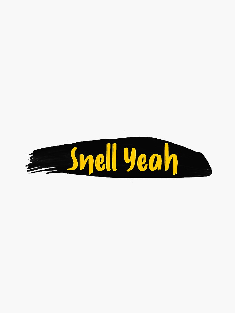 "Snell Yeah - Pittsburgh Steelers" Sticker by klgr242 