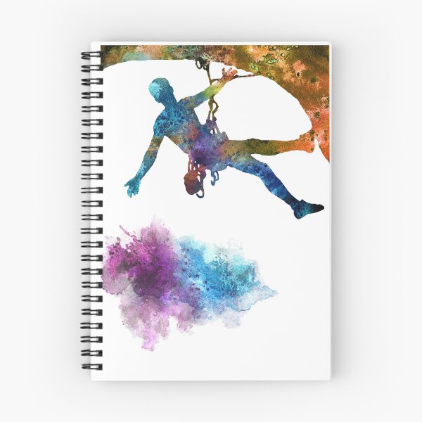 Item preview, Escalada en roca hombre de deporte extremo, hombre de escalada, escalador, escalada en acuarela designed and sold by Rosaliartbook.