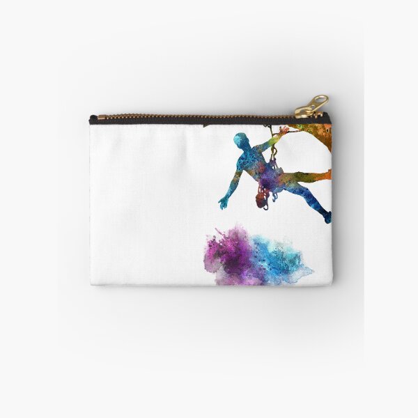 Item preview, Rock climbing extreme sport man, climbing man, climber, watercolor rock climbing designed and sold by Rosaliartbook.