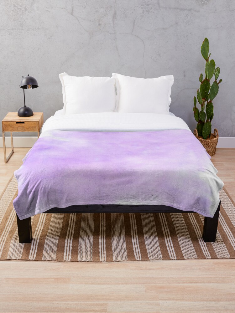 lavender throw blanket