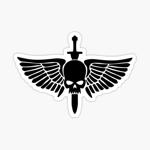 Space Marine Bloodangel 40k Warhammer RPG Blood Angel logo cut vinyl sticker