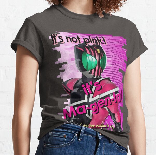 Vista previa del artículo con la obra «Kamen Rider Decade - Destructor de mundos - No es rosa Es magenta», diseñado y vendido por BeatlesDiva.