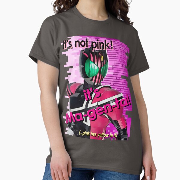 Item preview, Kamen Rider Decade - Destroyer of Worlds - It's Not Pink It's Magenta designed and sold by BeatlesDiva.