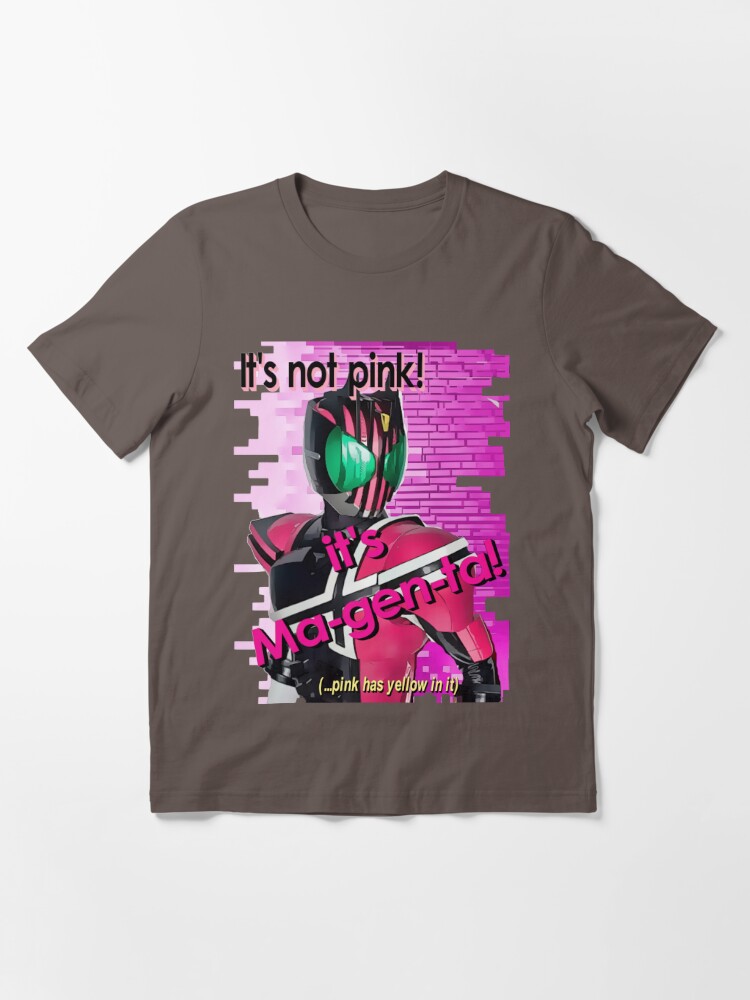 Not It\'s Pink for - Decade by T-Shirt Kamen Destroyer - | of Sale BeatlesDiva Rider Magenta\