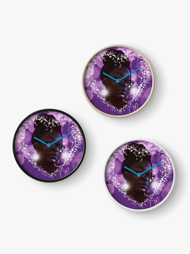 Thumbnail 3 of 4, Clock, Ebony designed and sold by FatDonut.
