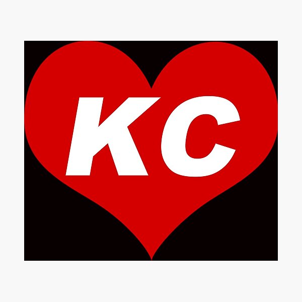 LOVE KC - Kansas City Photographic Print