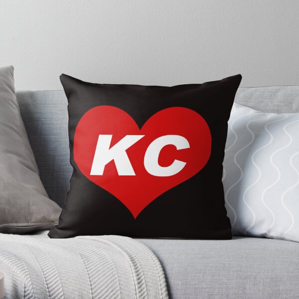 LOVE KC - Kansas City Throw Pillow