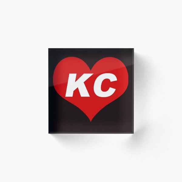 LOVE KC - Kansas City Acrylic Block