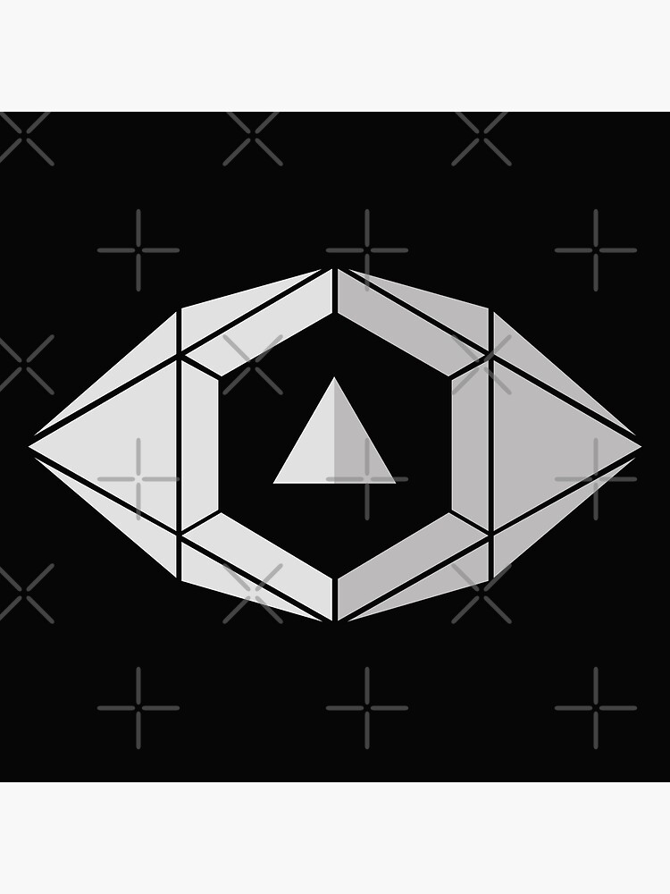 Focus Logo | Horizon Zero Dawn Symbol | White Logo | Poster